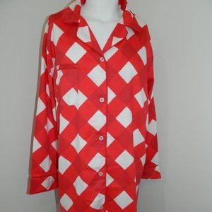 ❤️🤍NWOT Jayes Studio Buffalo Check Sleep Shirt XL